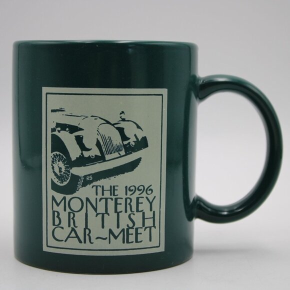 1996 Monterey British Car-Meet Car Week Green Coffee Mug Tea Cup 10oz - Picture 5 of 9